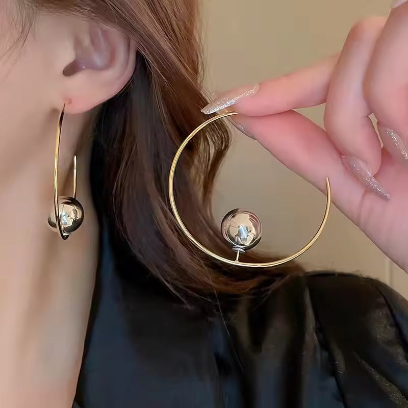Exaggerated Large Hoop Earrings Large Circle Hoop Earrings Women Jewelry