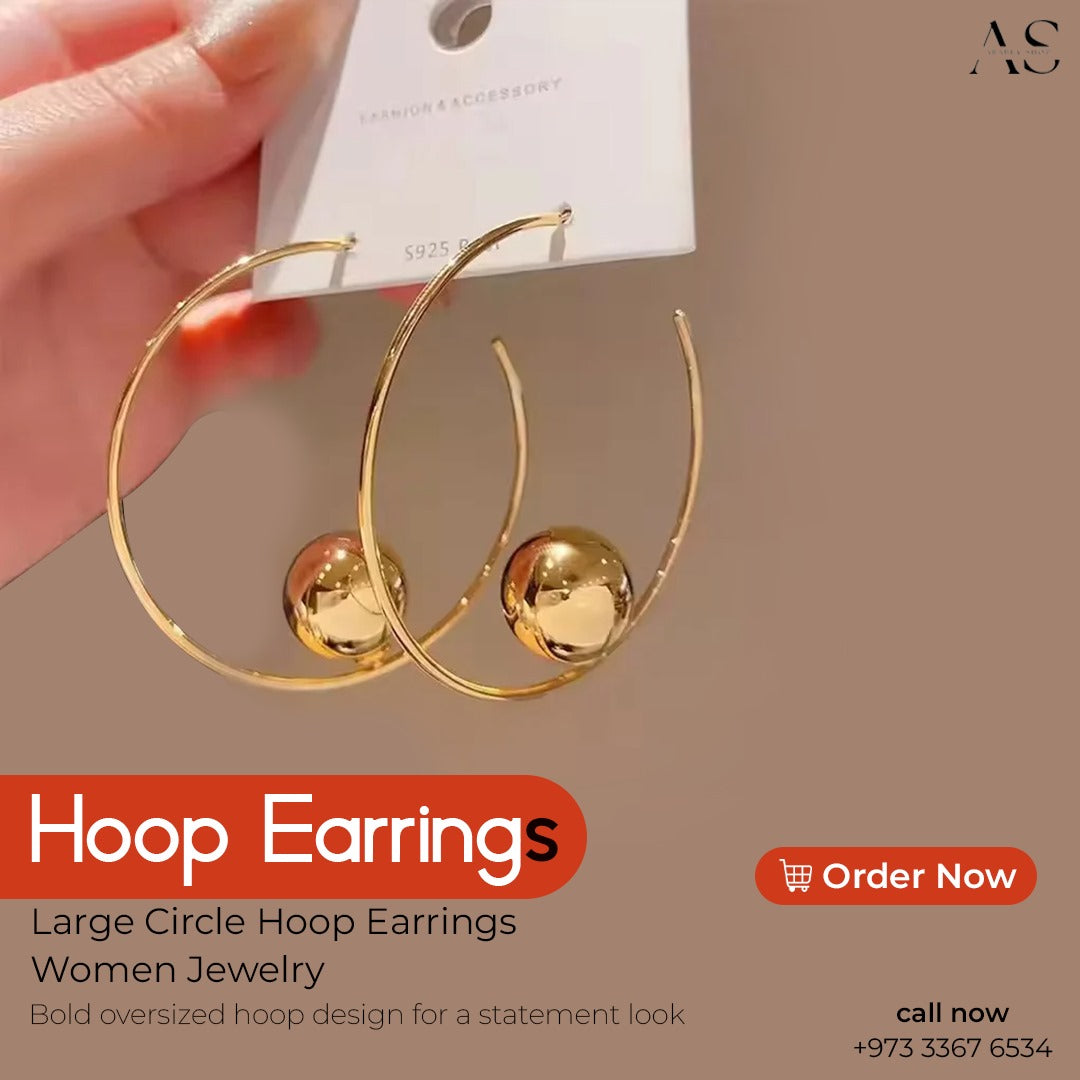 Exaggerated Large Hoop Earrings Large Circle Hoop Earrings Women Jewelry