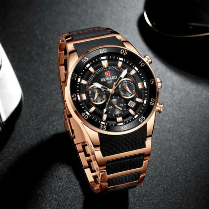 REWARD VIP 81011 Business for Men's Watch Waterproof 30MT