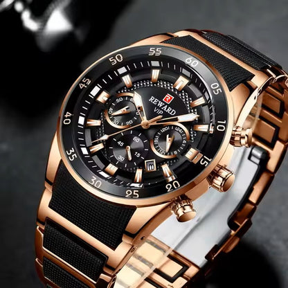 REWARD VIP 81011 Business for Men's Watch Waterproof 30MT
