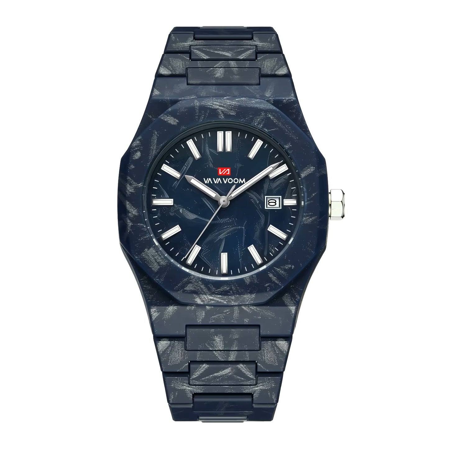 VA VA VOOM Premium Luxury Men's Wristwatch High Quality Vintage Quartz Waterproof Sport Feature 40mm Dial 20mm Alloy