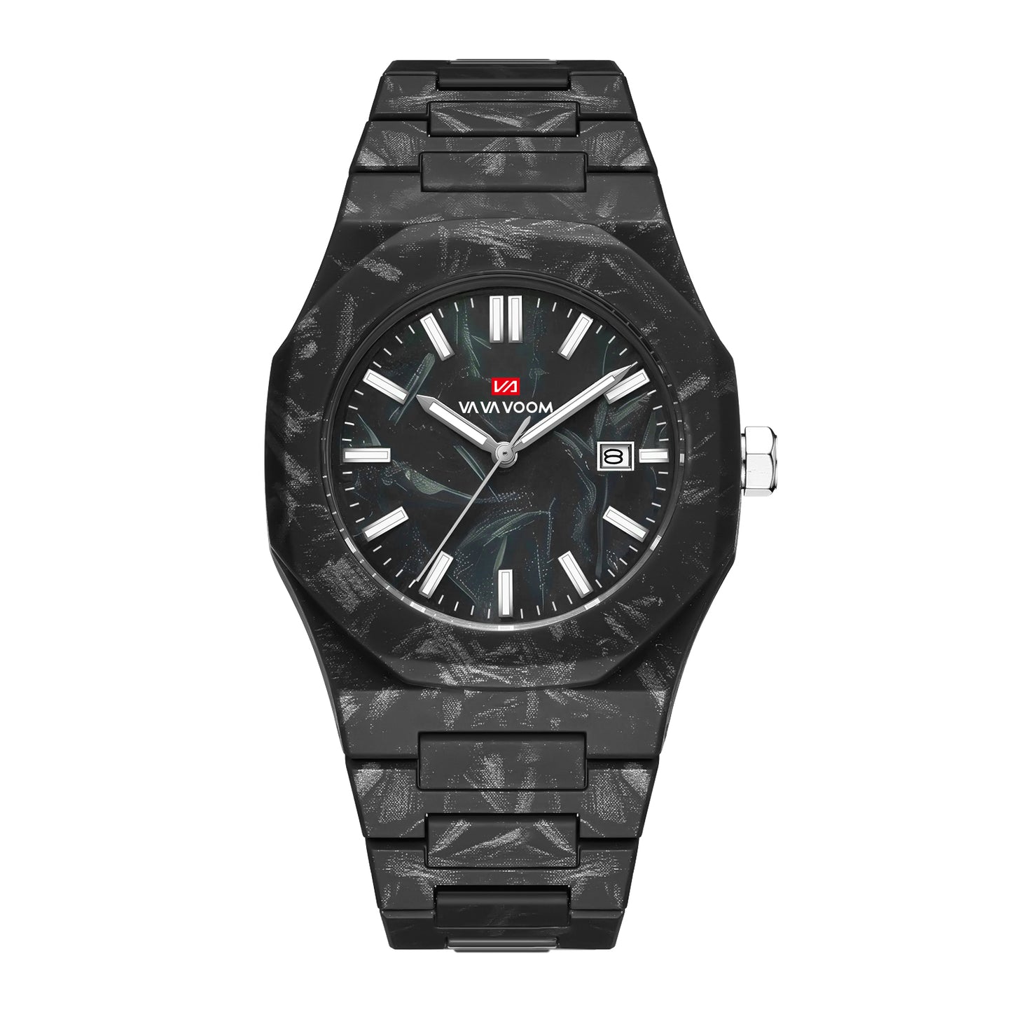 VA VA VOOM Premium Luxury Men's Wristwatch High Quality Vintage Quartz Waterproof Sport Feature 40mm Dial 20mm Alloy