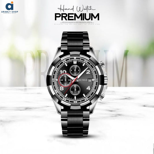POEDAGAR 685 Multi-functional Dial Design Fashion & Luminous Water Resistant Stainless Steel Watches for Men